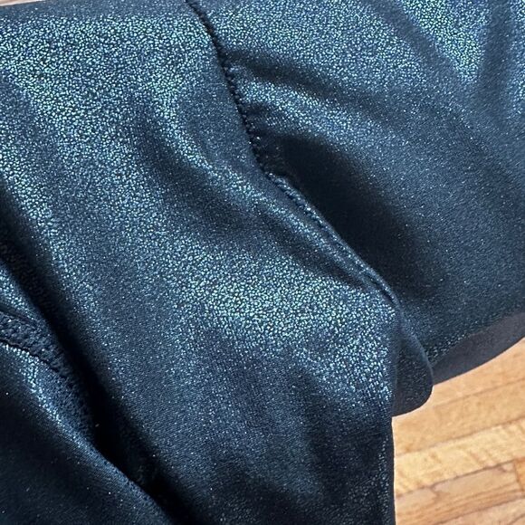 Retro Gong Black Shiny Leather leggings in M - Picture 3 of 13